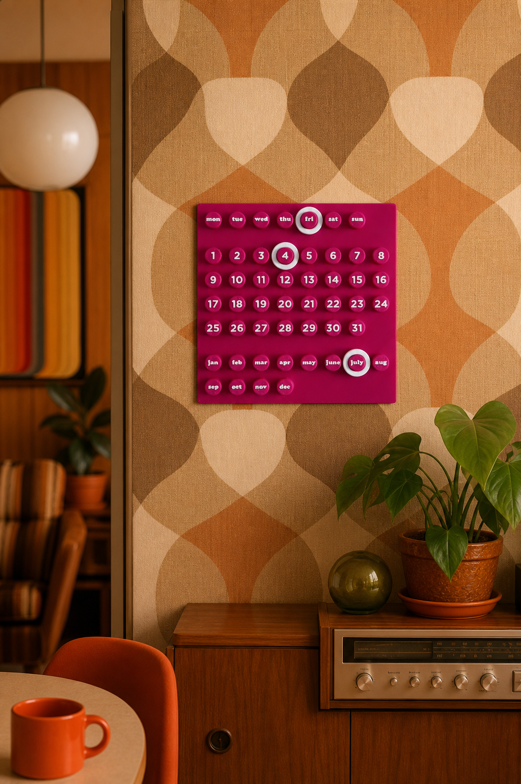 Calendrier perpétuel imprimé en 3D