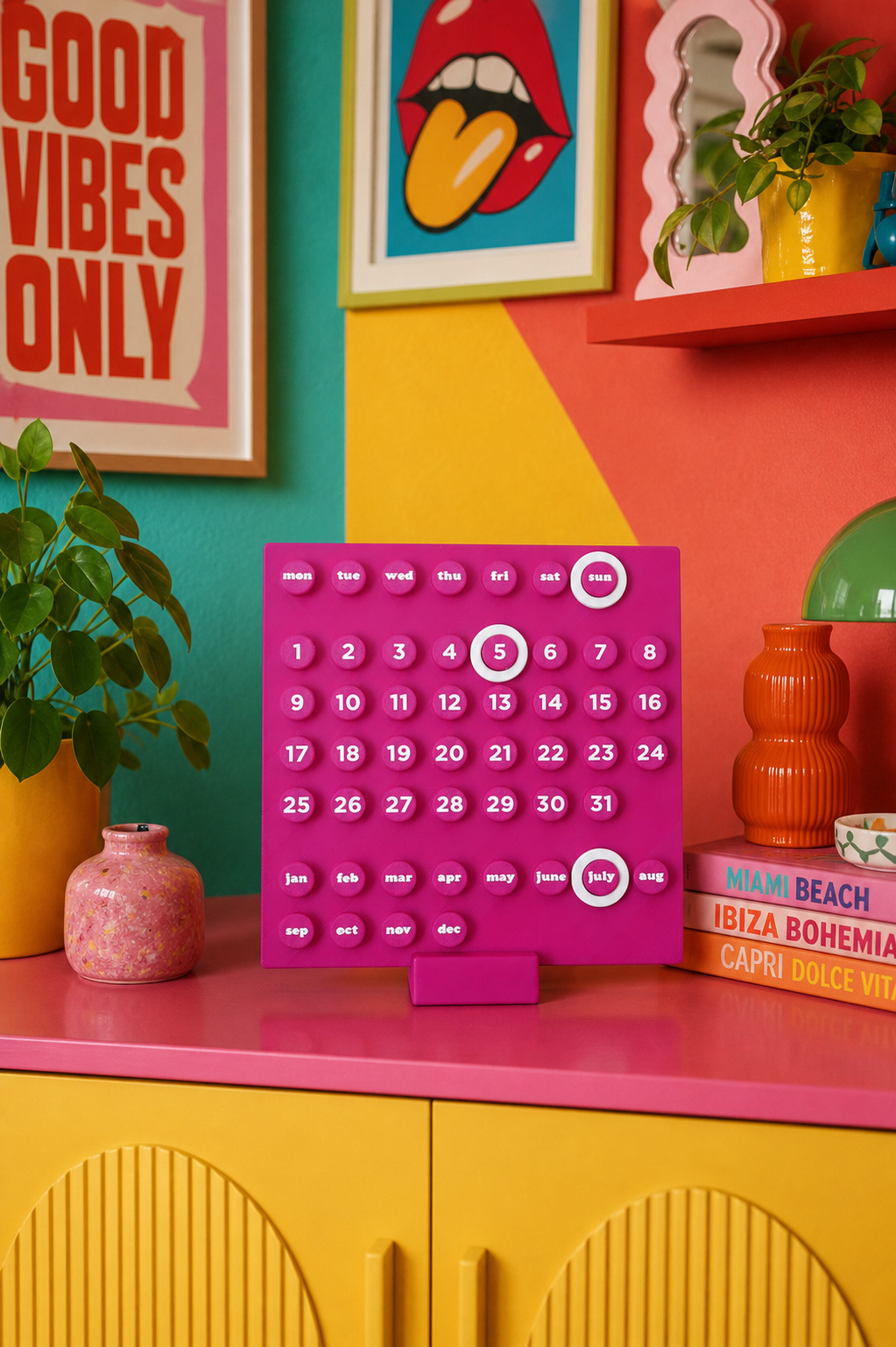 Calendrier perpétuel imprimé en 3D