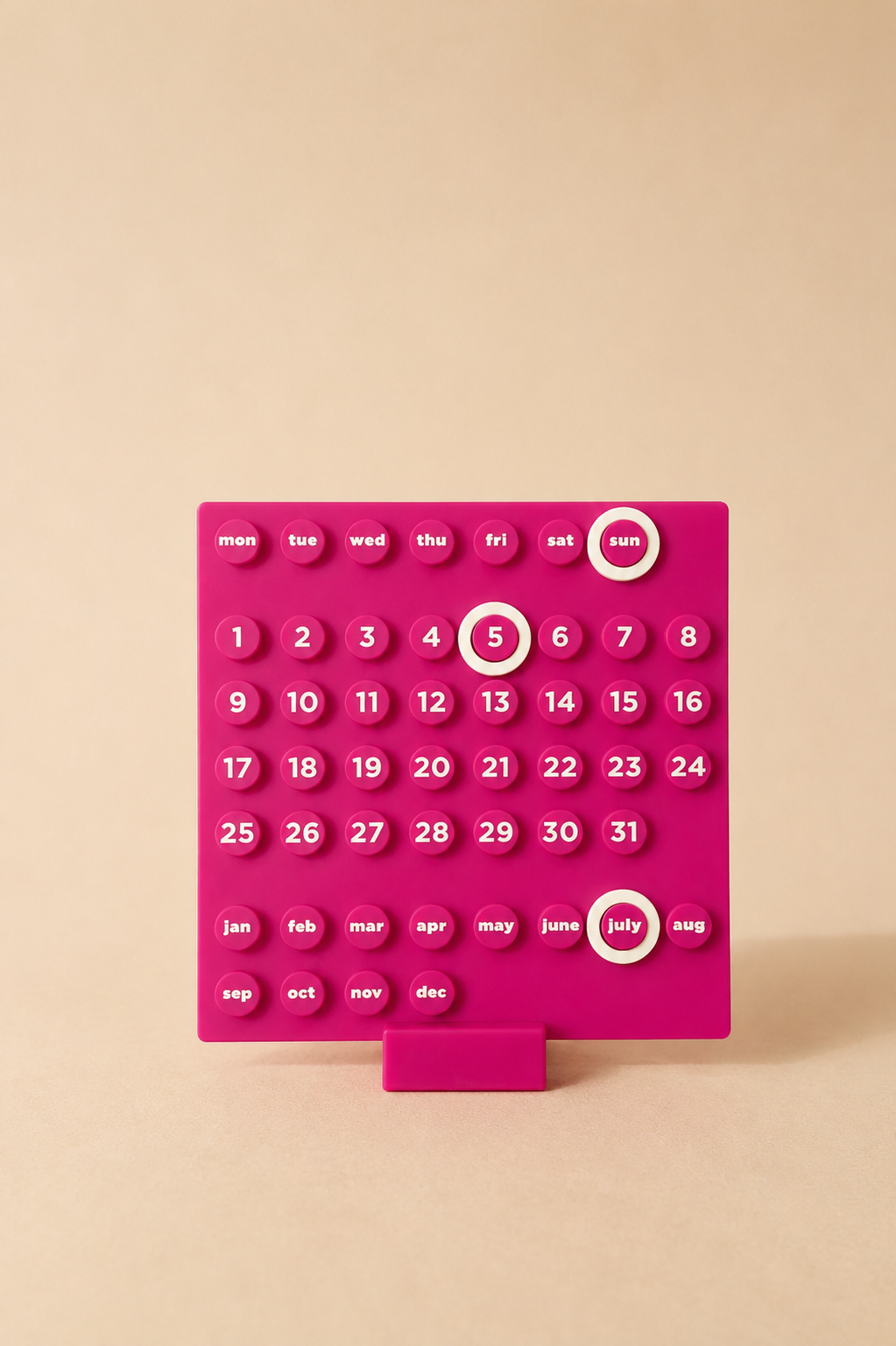 Calendrier perpétuel imprimé en 3D