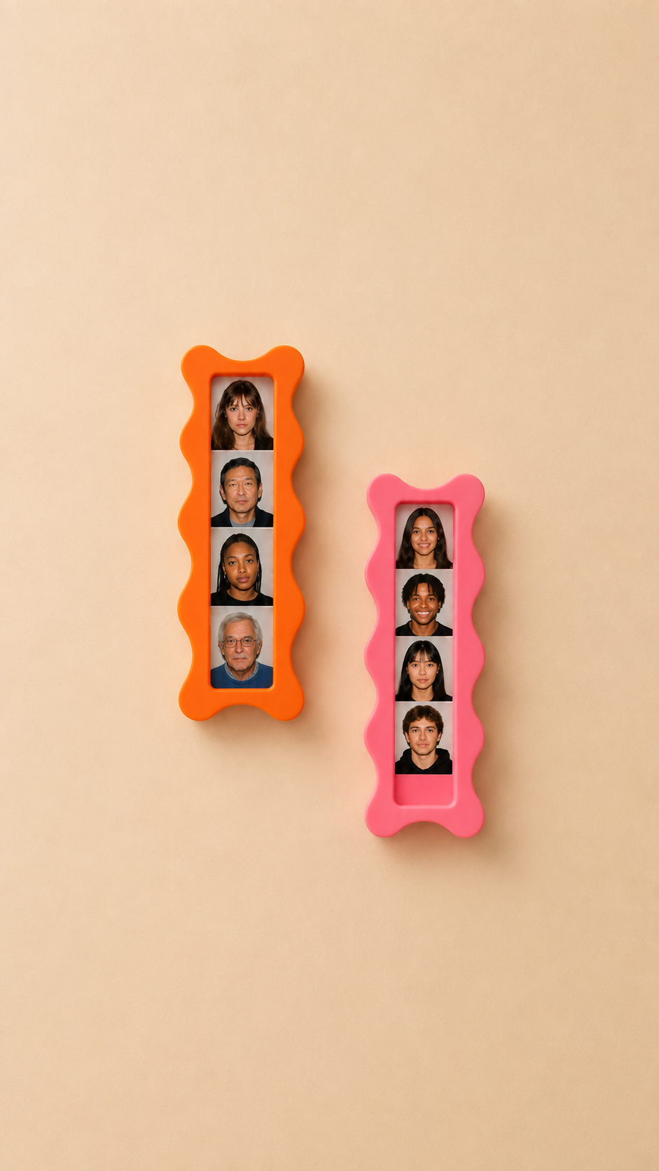 Cadre photo pour bandes de photomaton