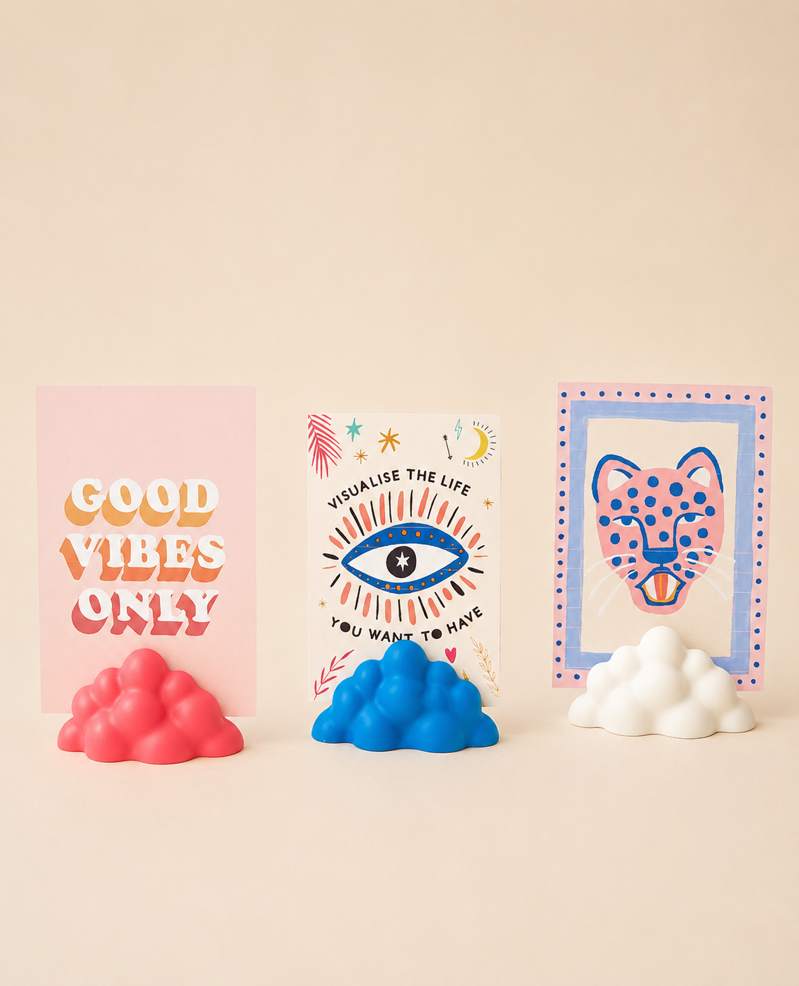 Porte Photo Nuage – Support Polaroid ou Carte Postale
