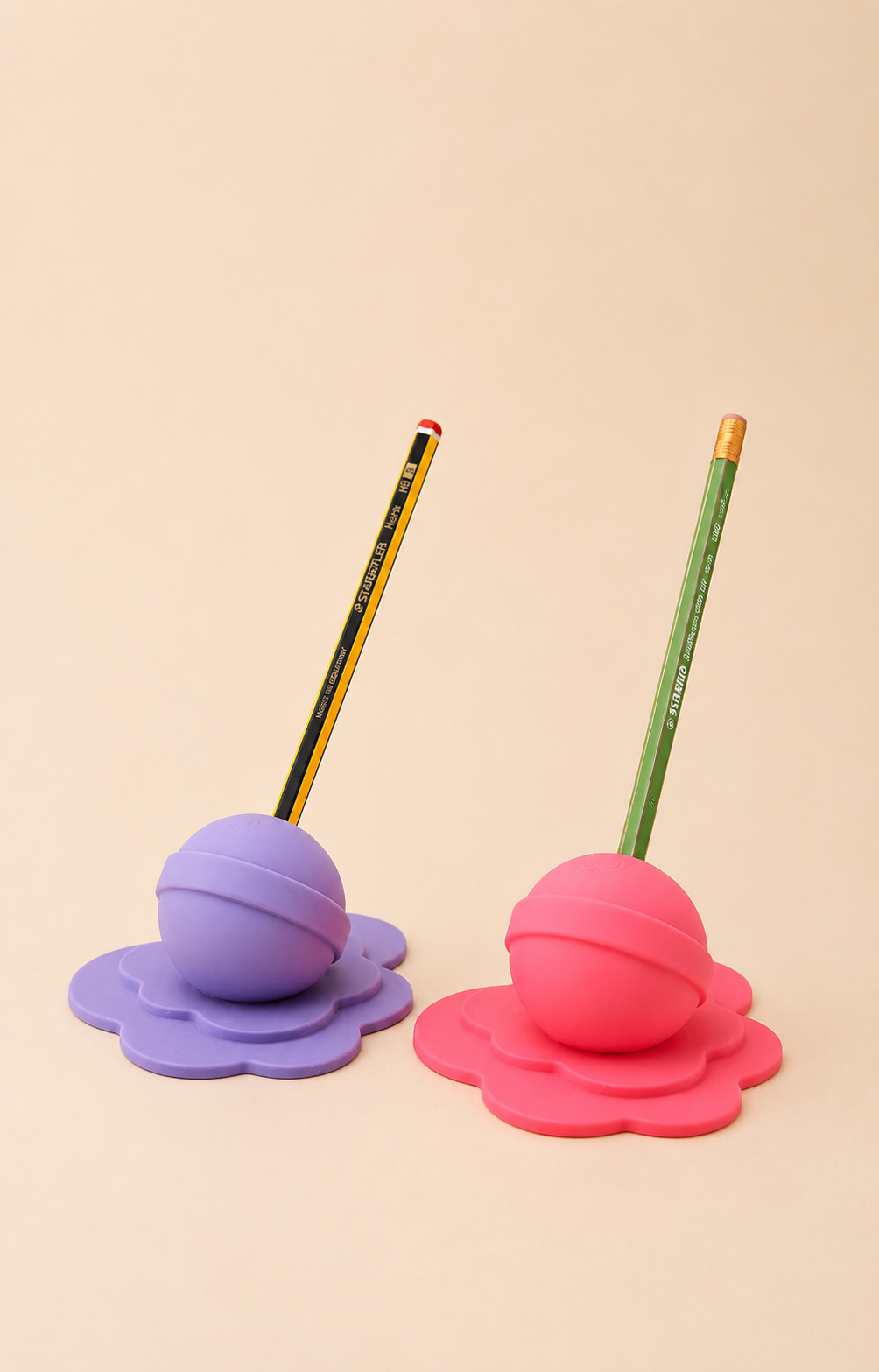 Porte-stylo sucette fondue
