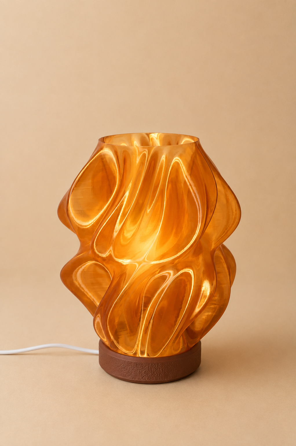 Lampe LED design translucide