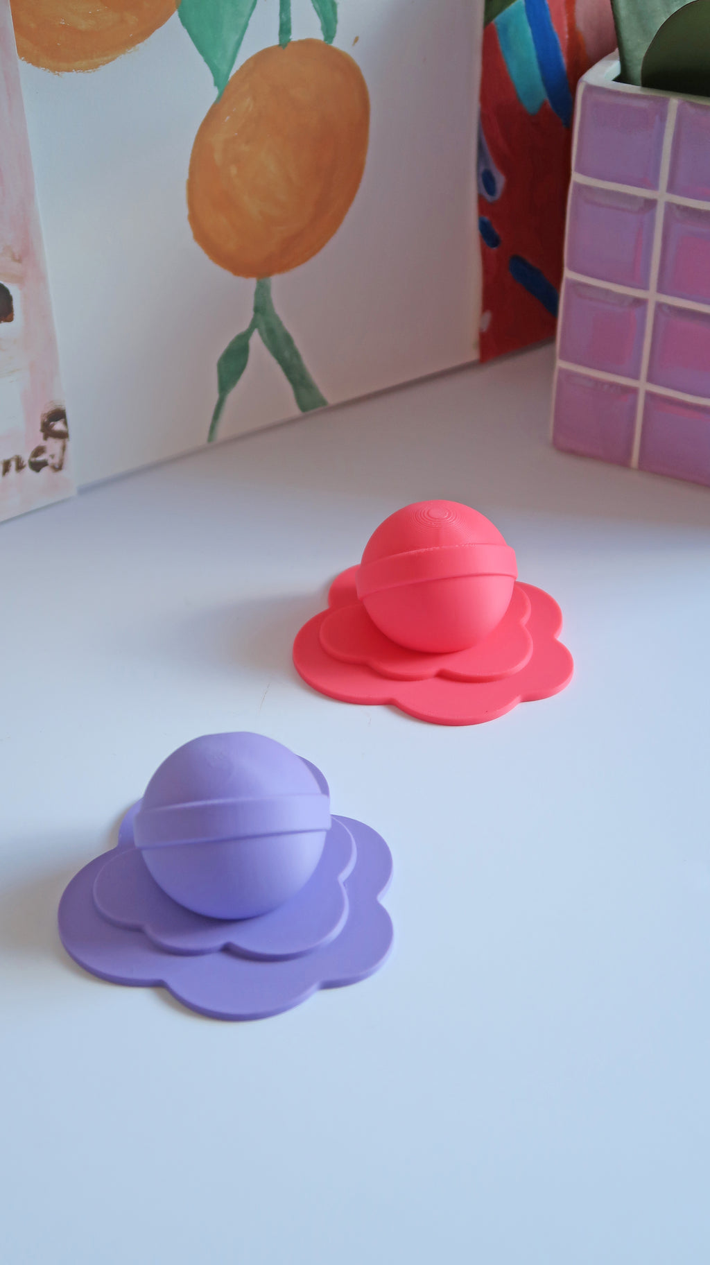 Porte-stylo sucette fondue