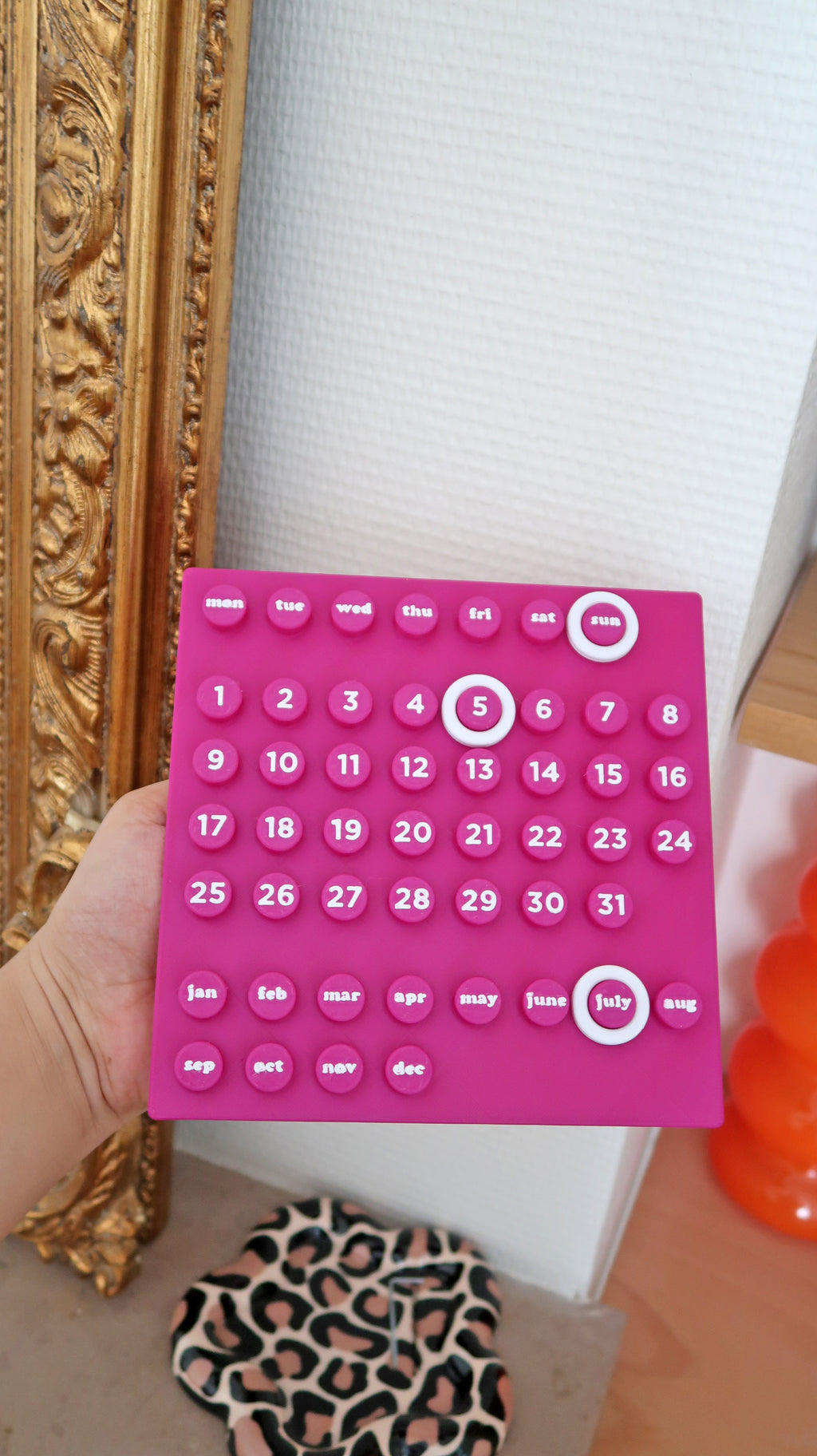 Calendrier perpétuel imprimé en 3D