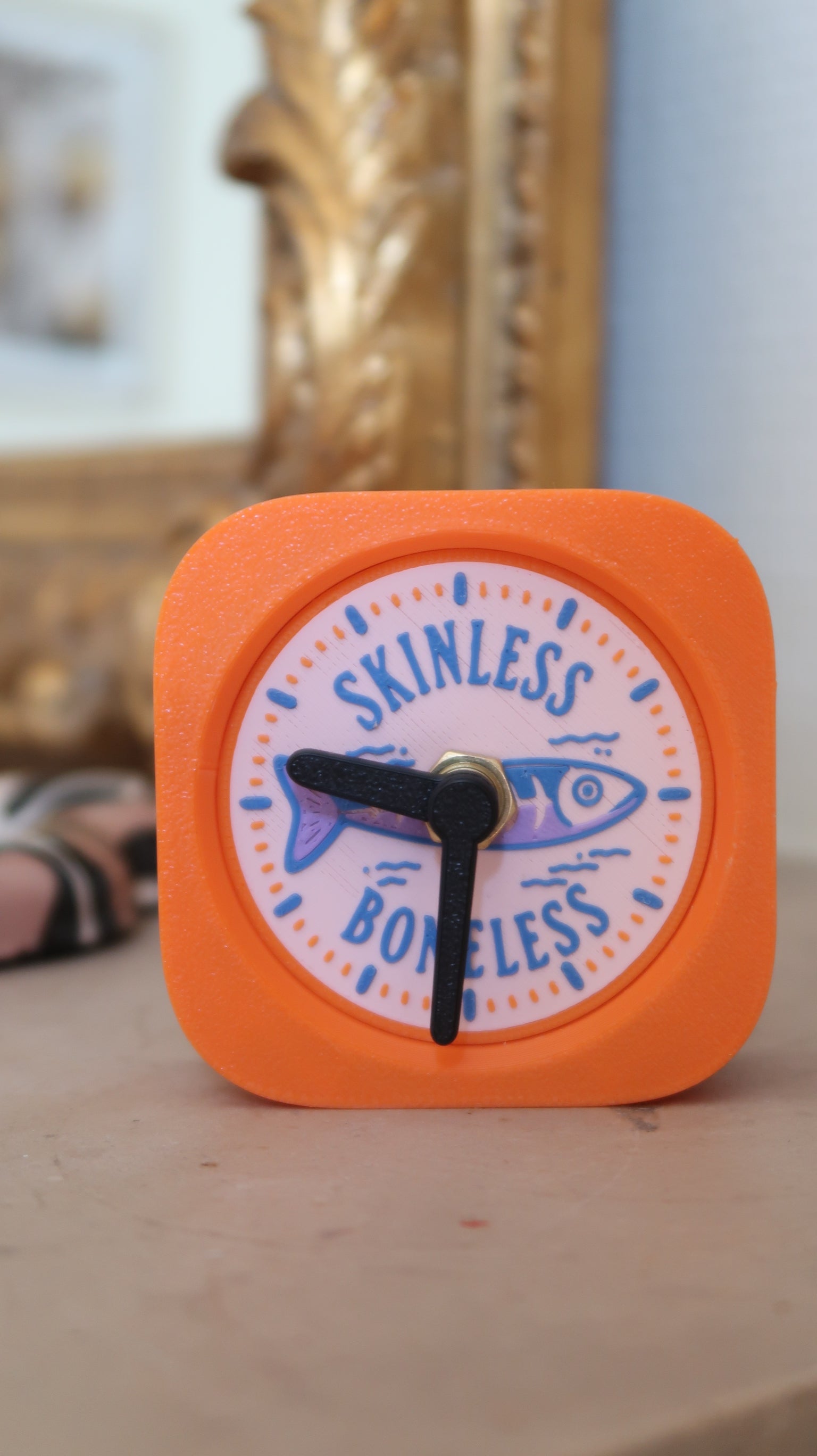 Horloge de bureau Sardine
