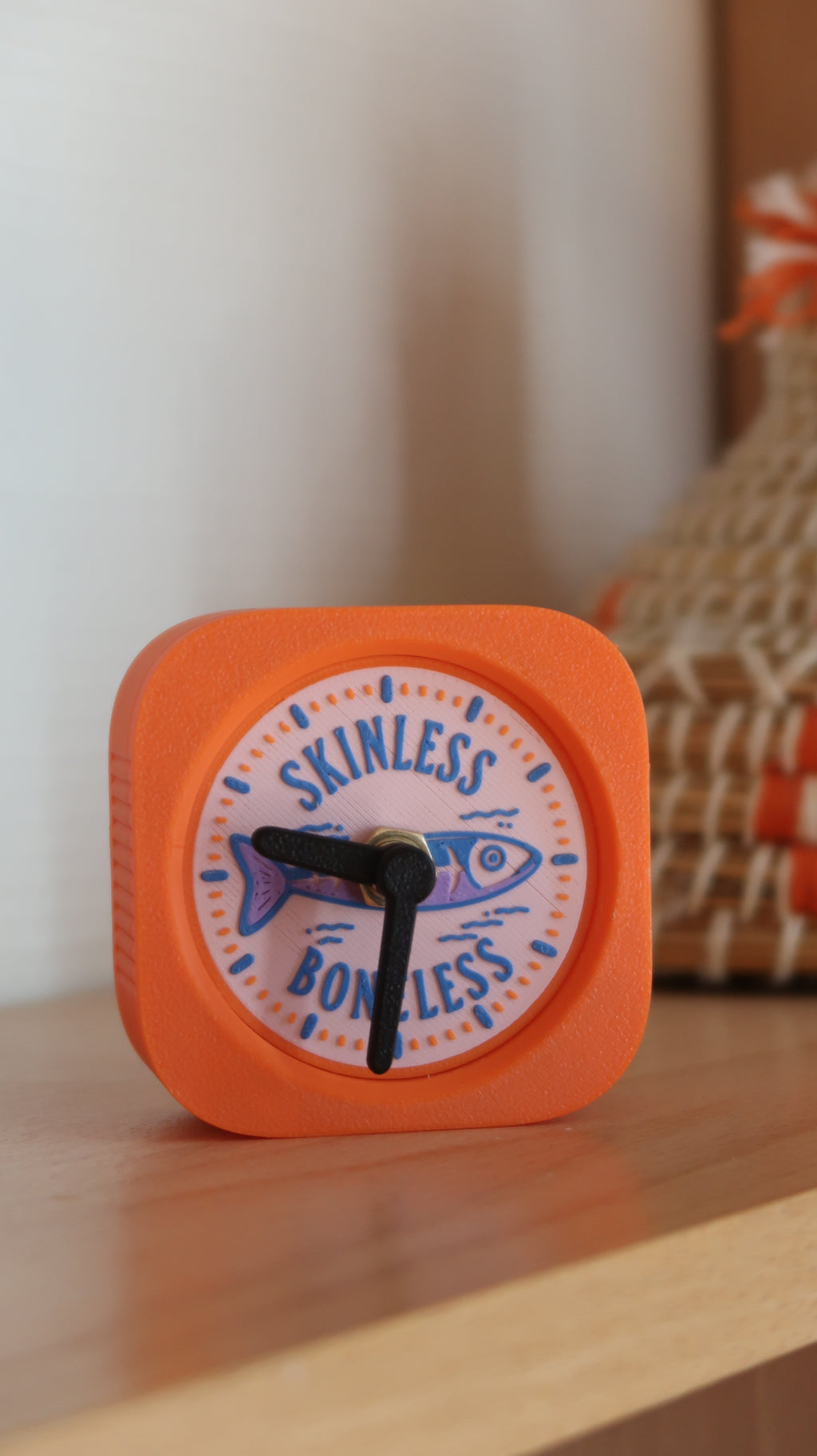 Horloge de bureau Sardine