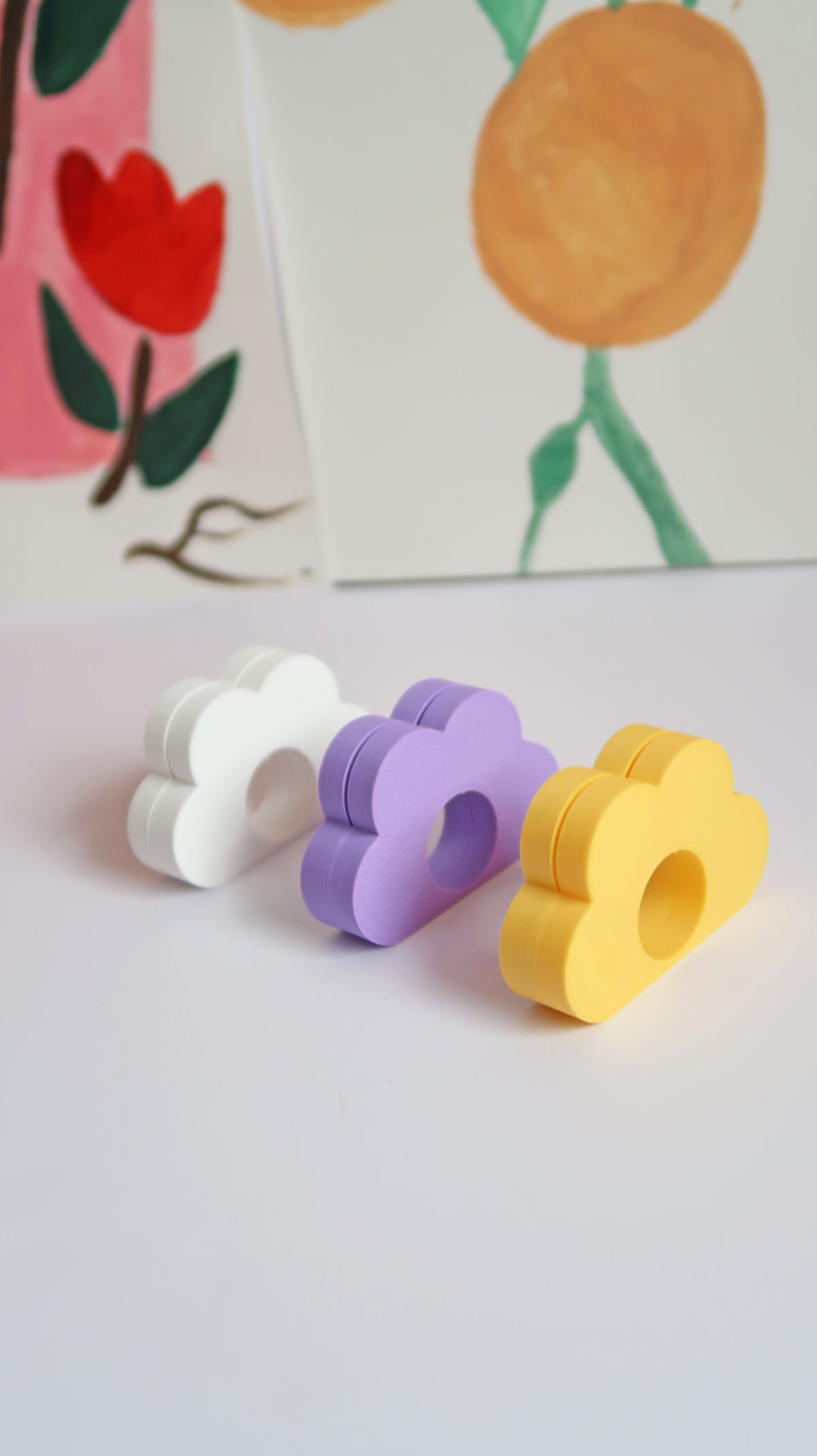 Porte-Photo Fleur – Support Polaroid ou Carte Postale
