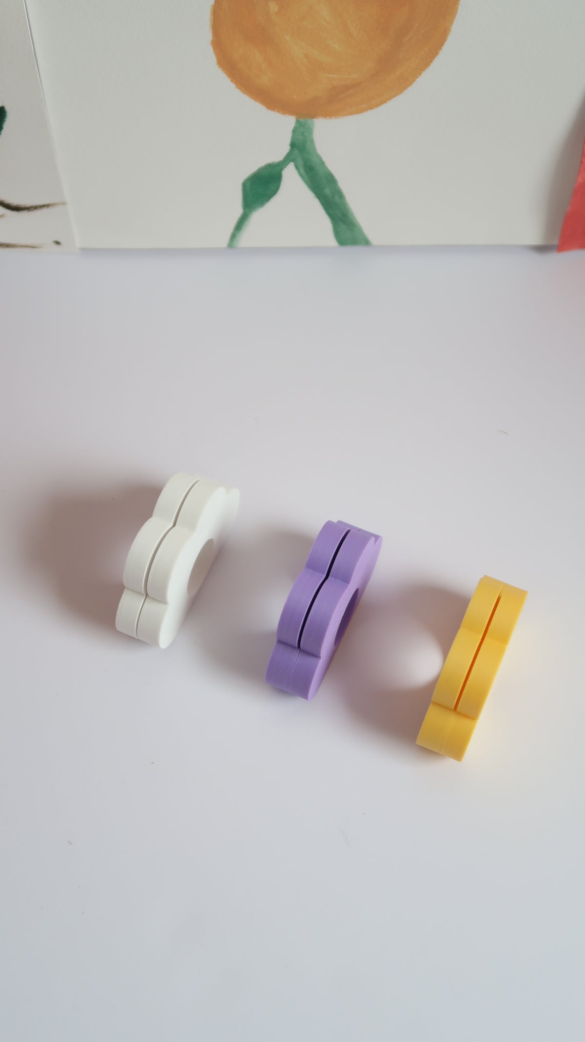 Porte-Photo Fleur – Support Polaroid ou Carte Postale