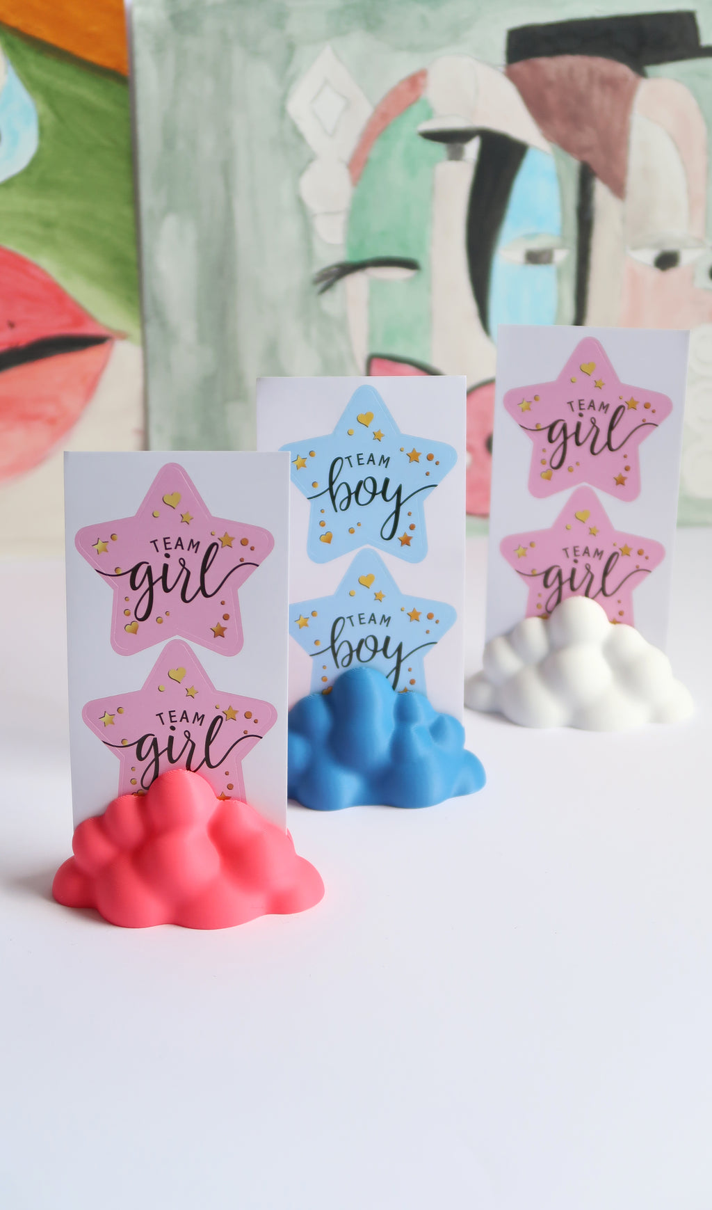 Porte Photo Nuage – Support Polaroid ou Carte Postale