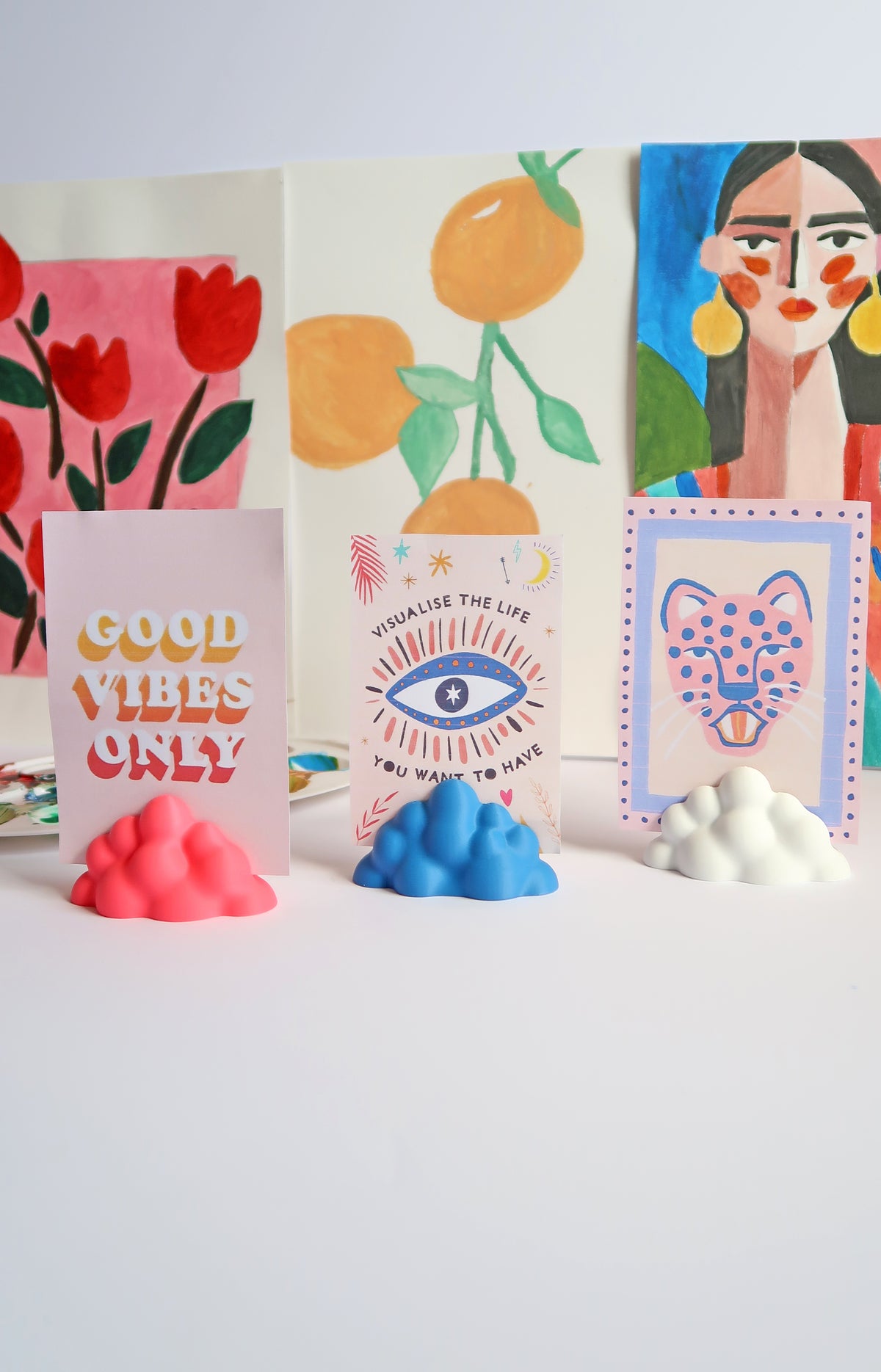 Porte Photo Nuage – Support Polaroid ou Carte Postale