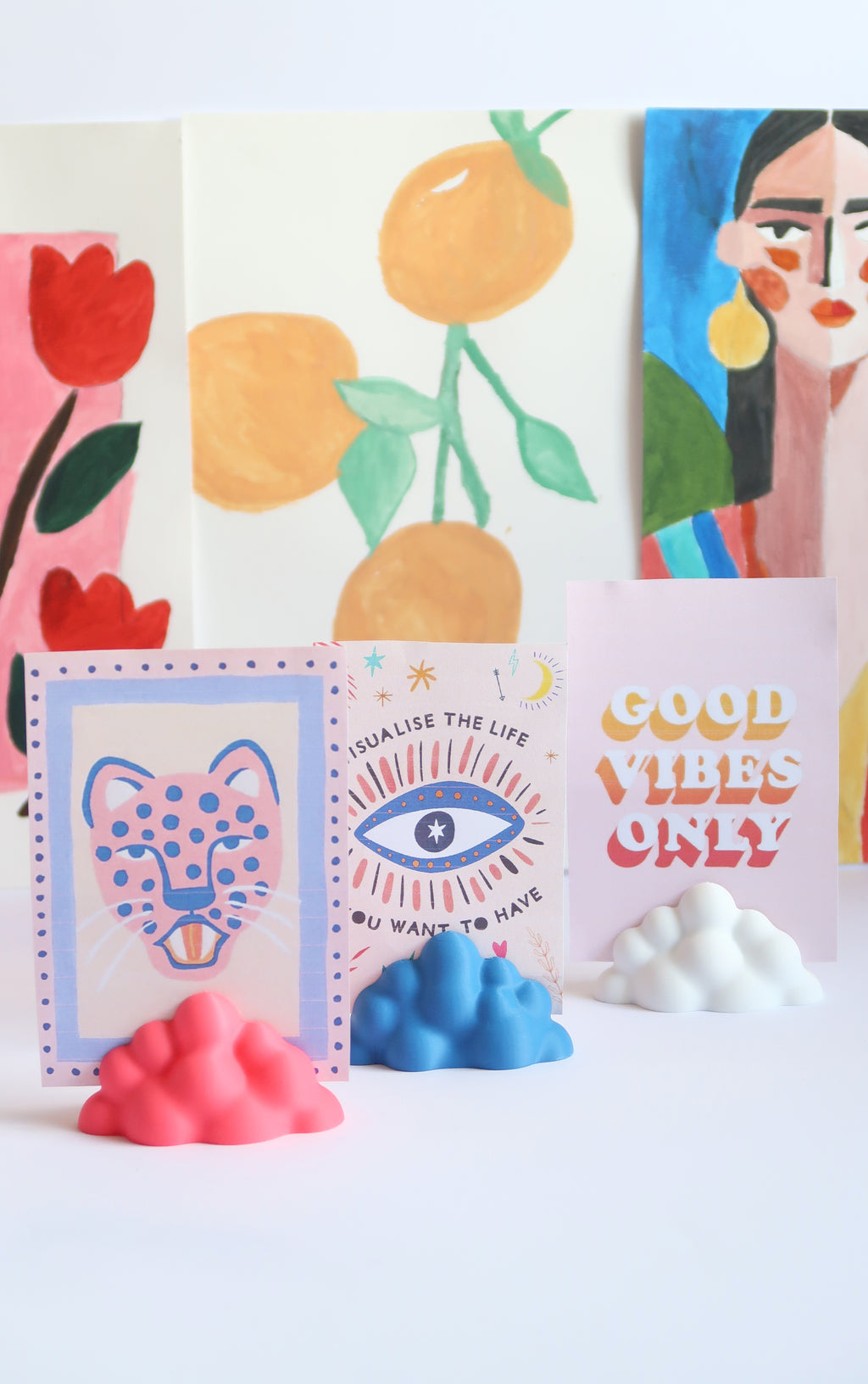 Porte Photo Nuage – Support Polaroid ou Carte Postale