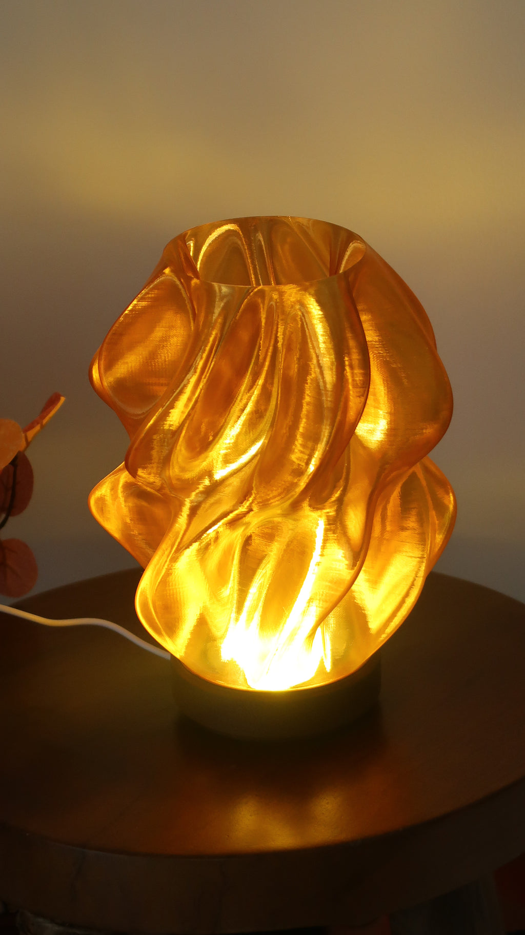 Lampe LED design translucide