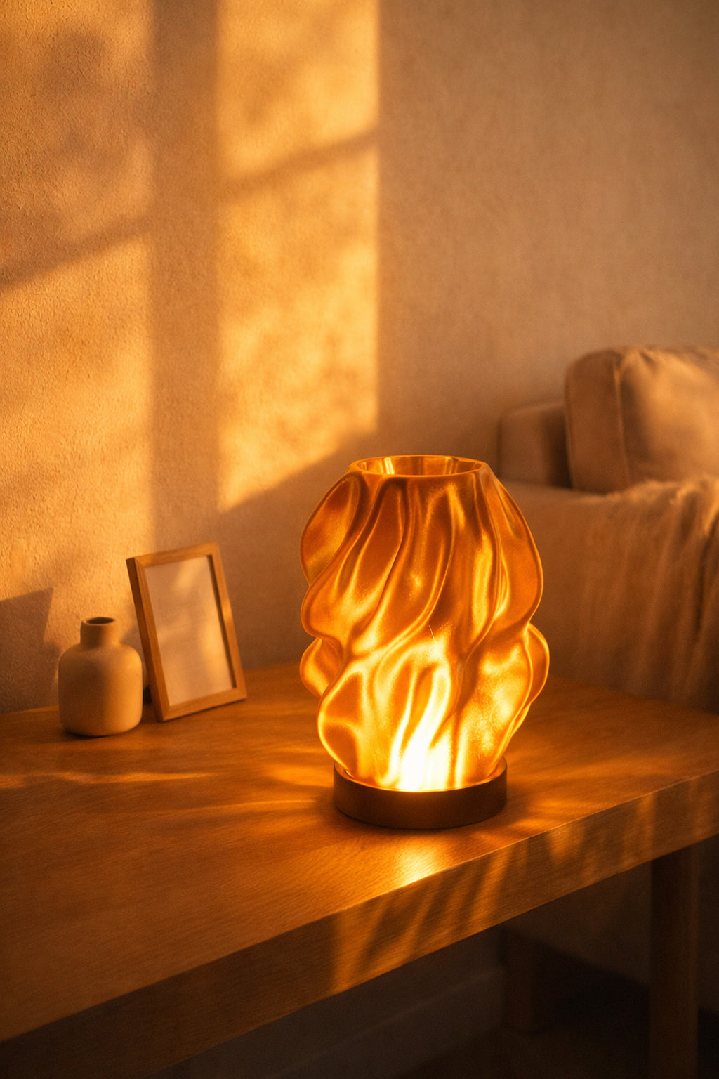 Lampe LED design translucide