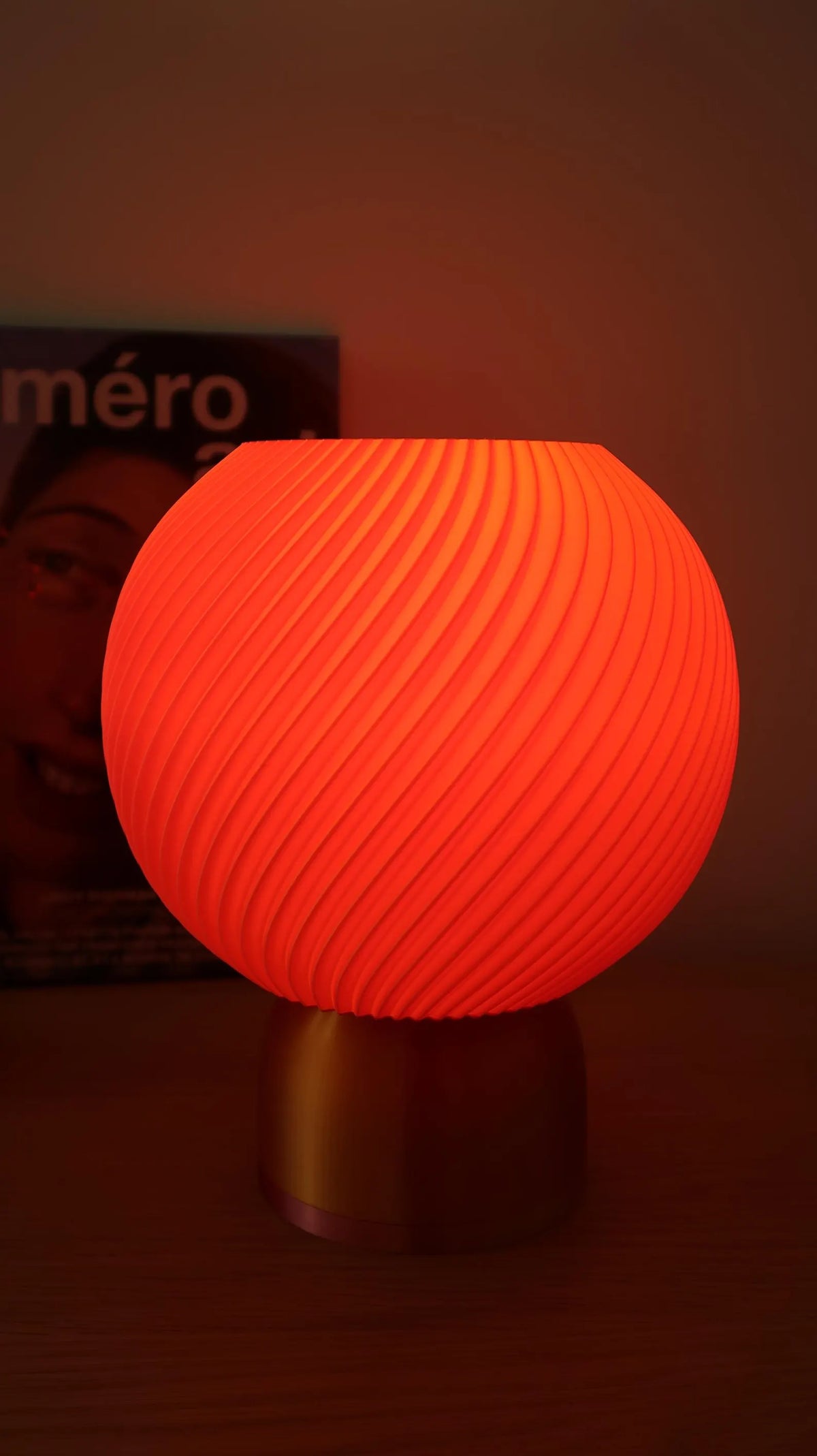 Lampe à poser Rose Orange