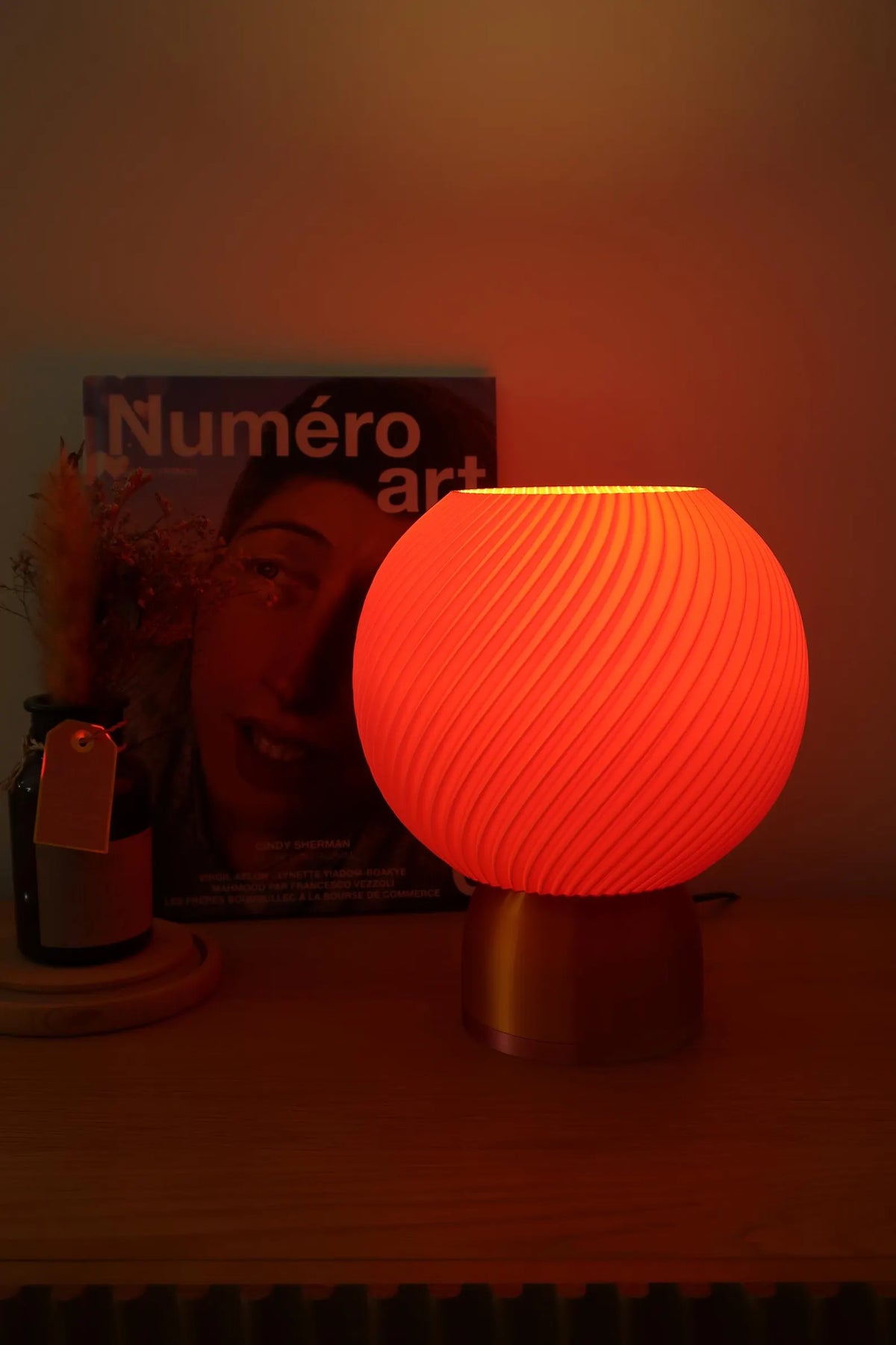 Lampe à poser Rose Orange