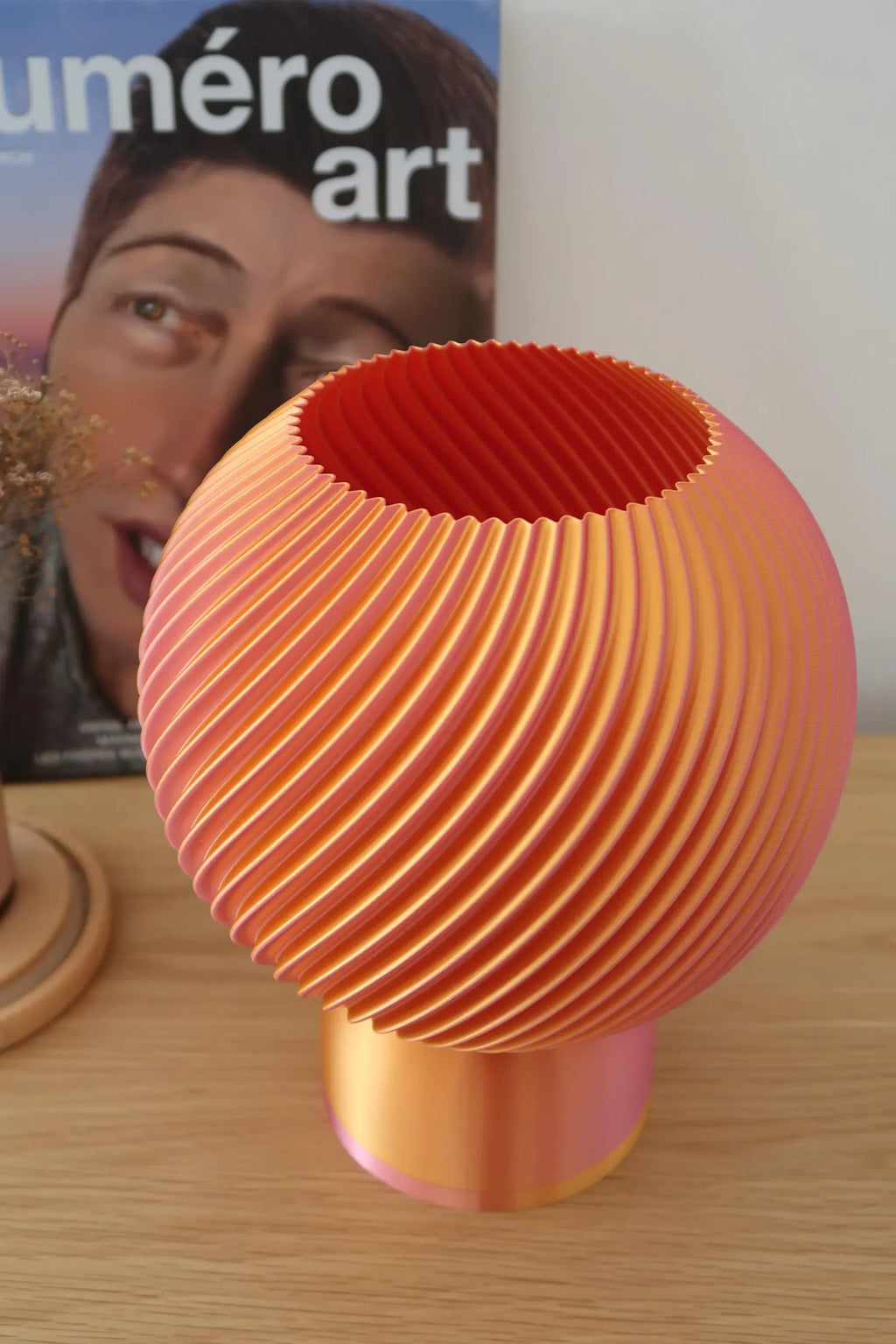 Lampe à poser Rose Orange