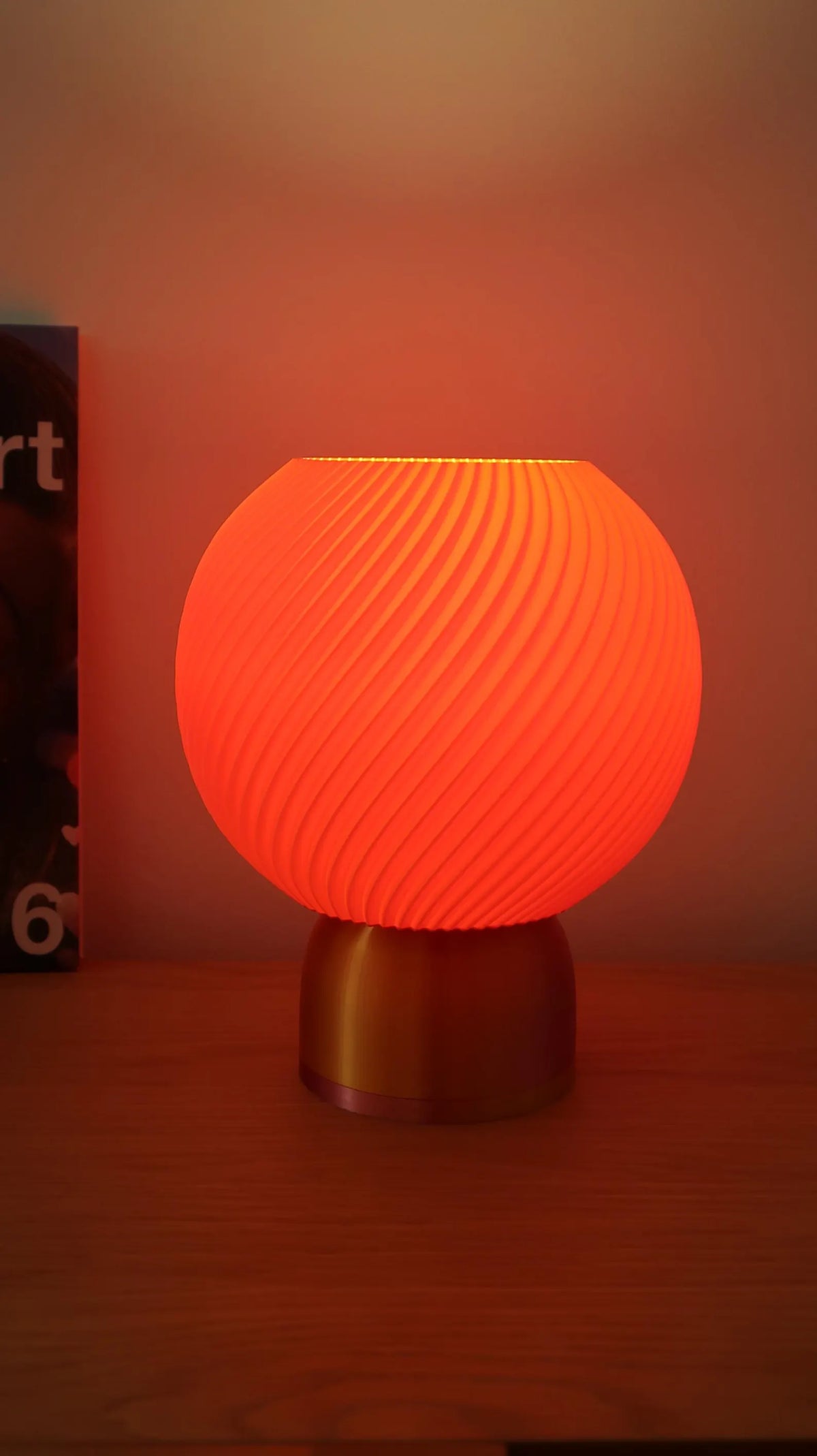 Lampe à poser Rose Orange