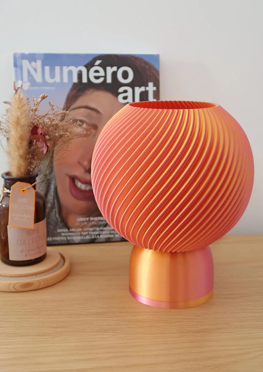 Lampe à poser Rose Orange