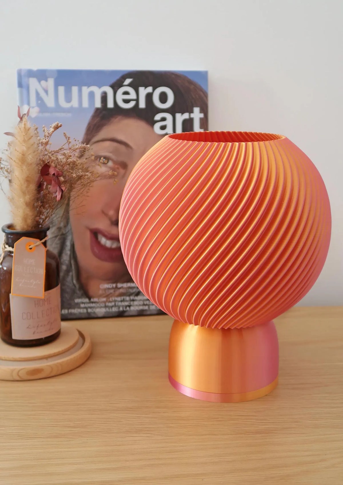 Lampe à poser Rose Orange