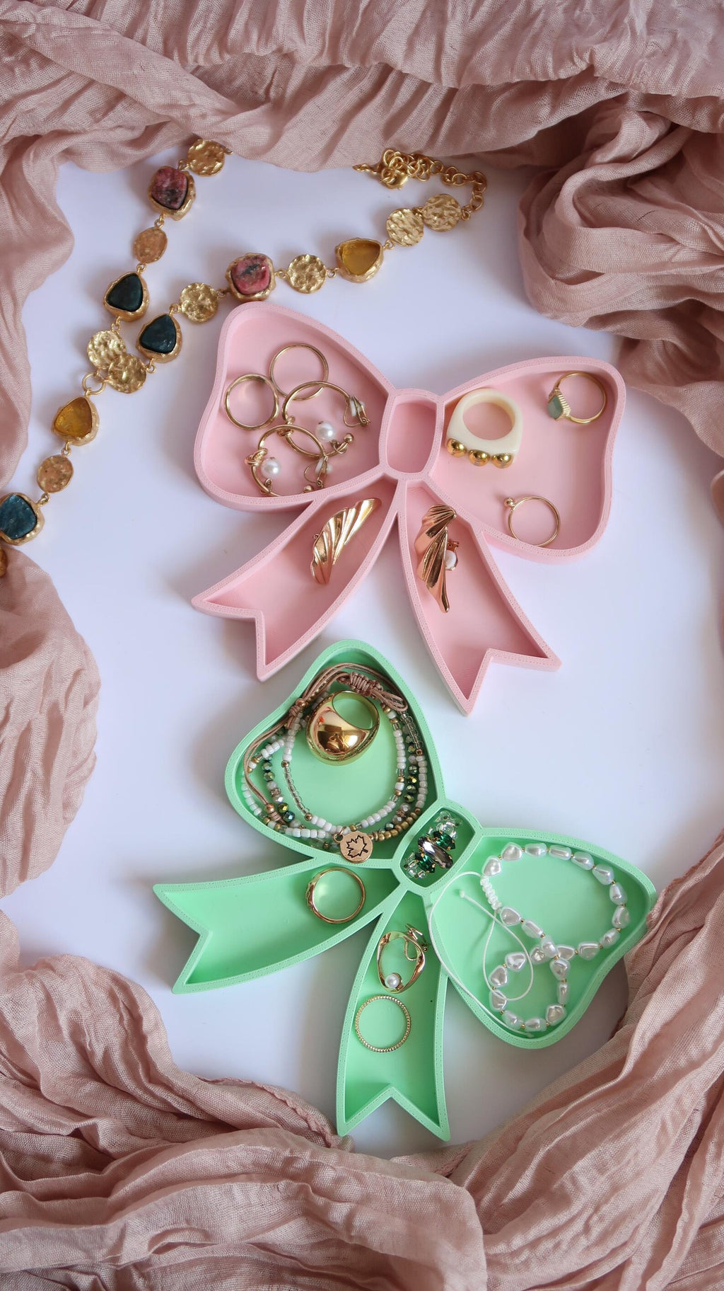 Plateau Organisateur Bijoux Nœud
