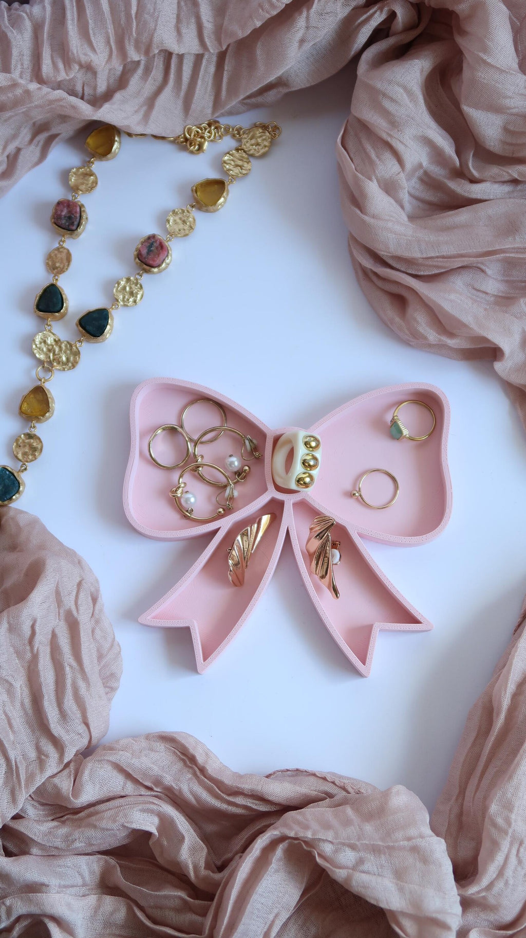 Plateau Organisateur Bijoux Nœud