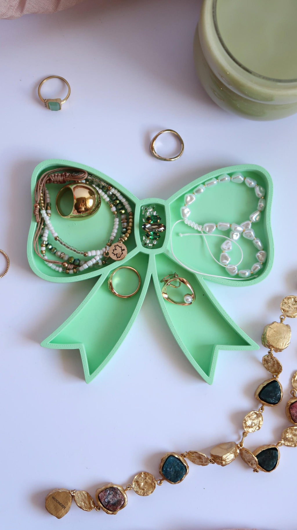 Plateau Organisateur Bijoux Nœud
