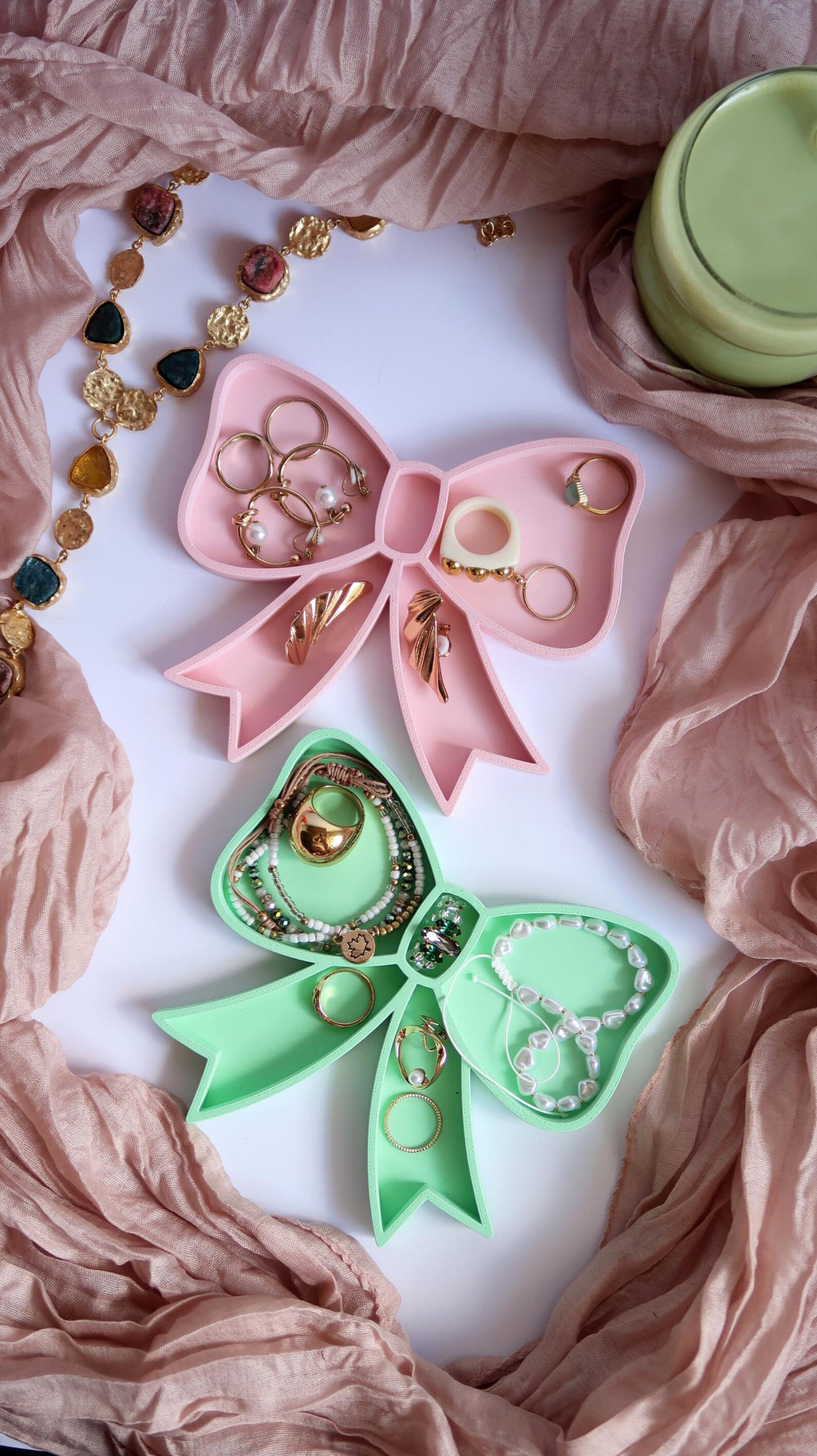 Plateau Organisateur Bijoux Nœud