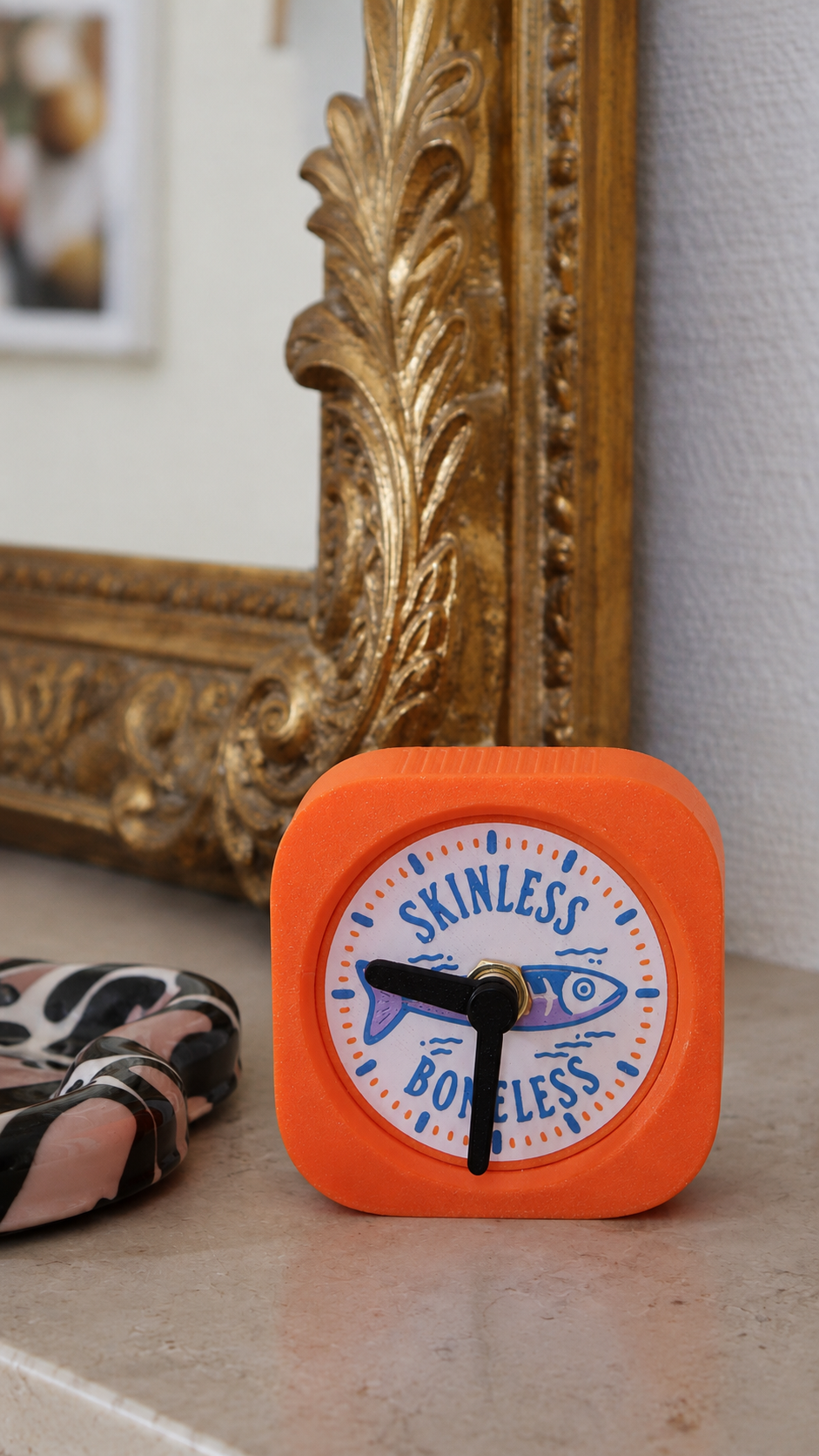 Horloge de bureau Sardine