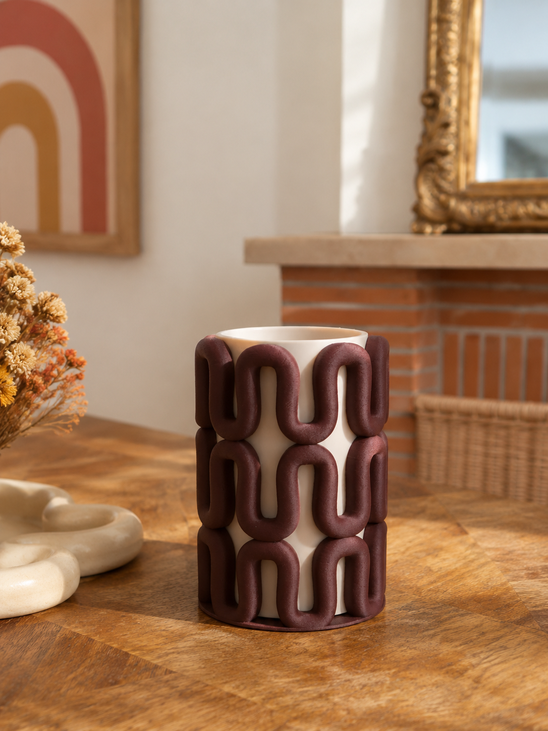 Vase Ondulé Design 70’s